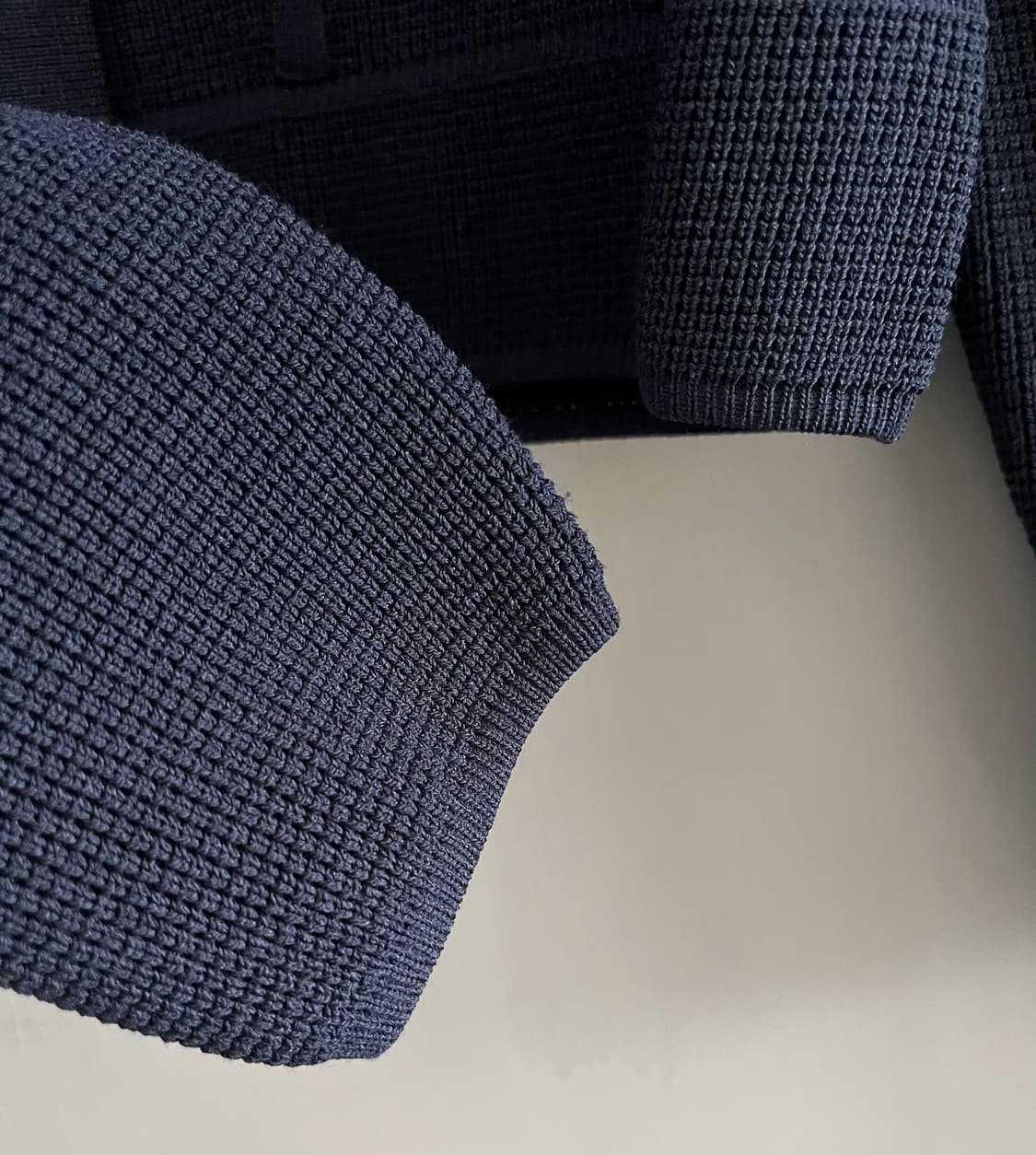 23ss 라인어디션 와이드 카라 버튼 가디건 프리사이즈 미사용 상품이미지6