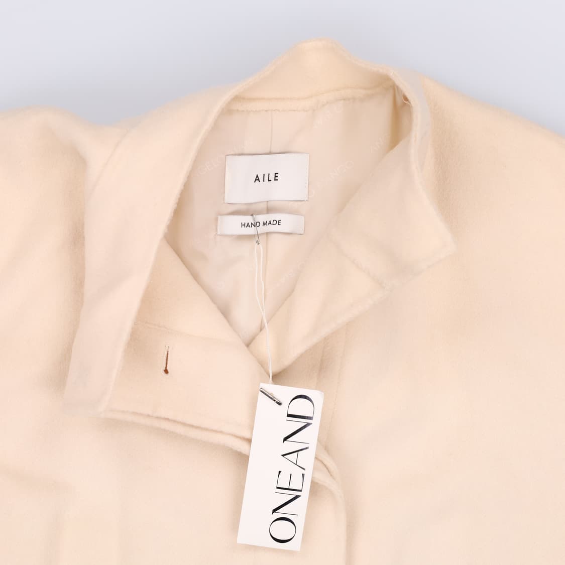 [실측확인] 새상품 원앤드 가오리핏 울 코트 0105J 상품이미지5