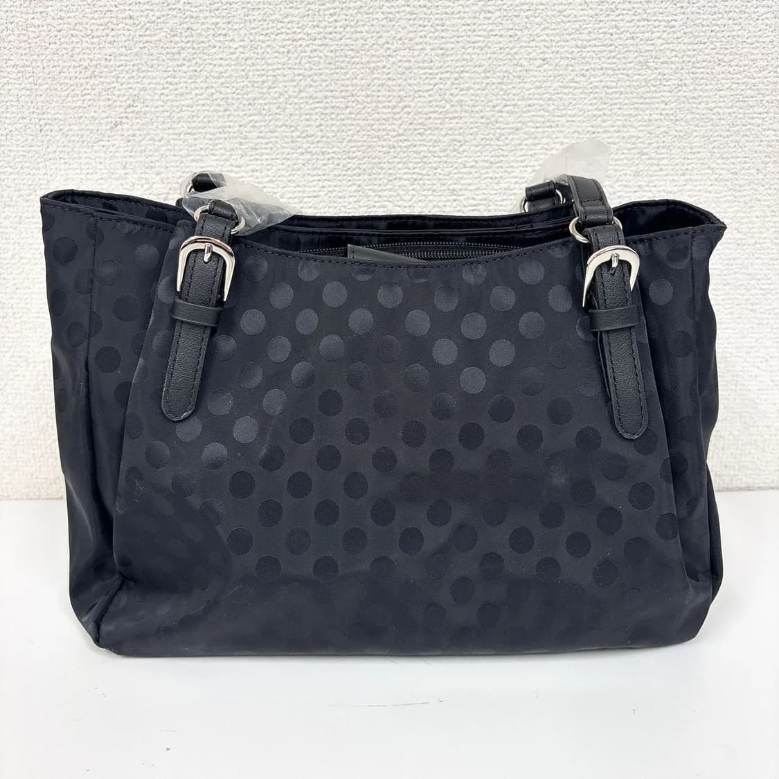 요지야마모토 이삭 도트패턴 나일론 토트 숄더백 상품이미지4