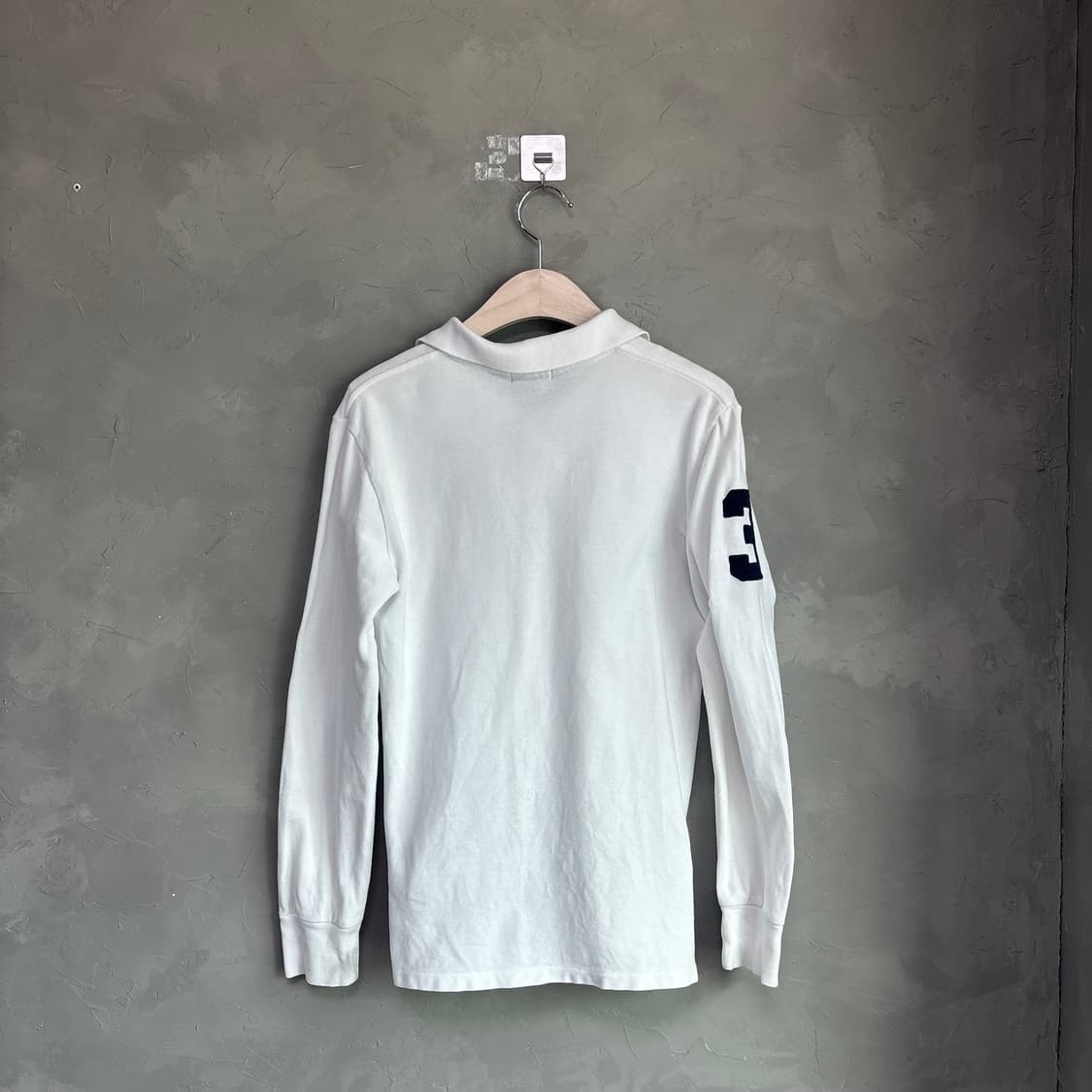 폴로 랄프로렌 빅포니 카라티 롱슬리브 화이트 상품이미지4