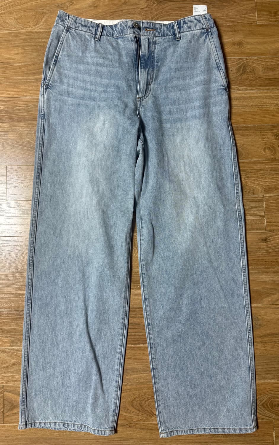 포터리 One Washed Wide Denim(New)Light Blue 상품이미지1