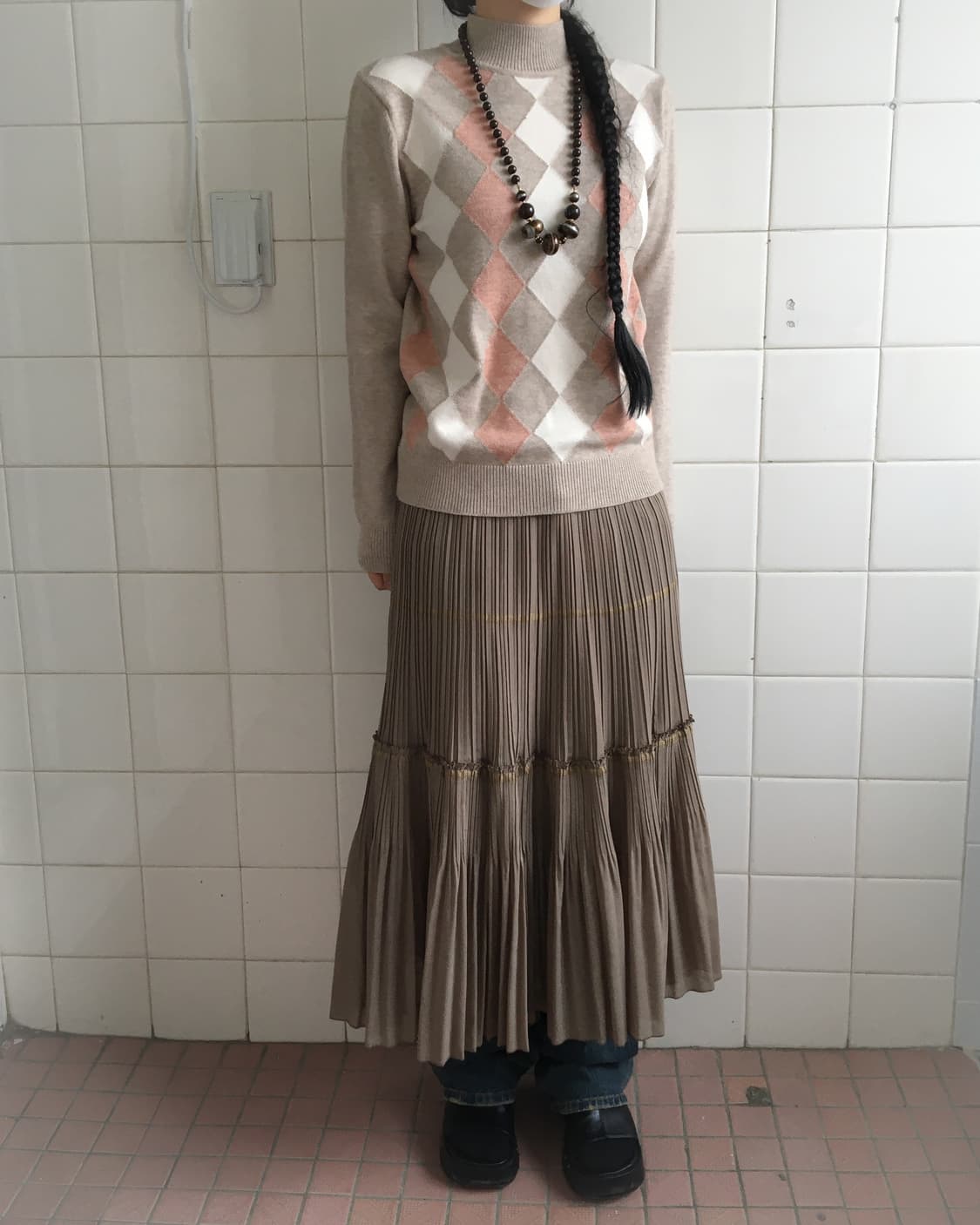 Argyle pattern knit 상품이미지7