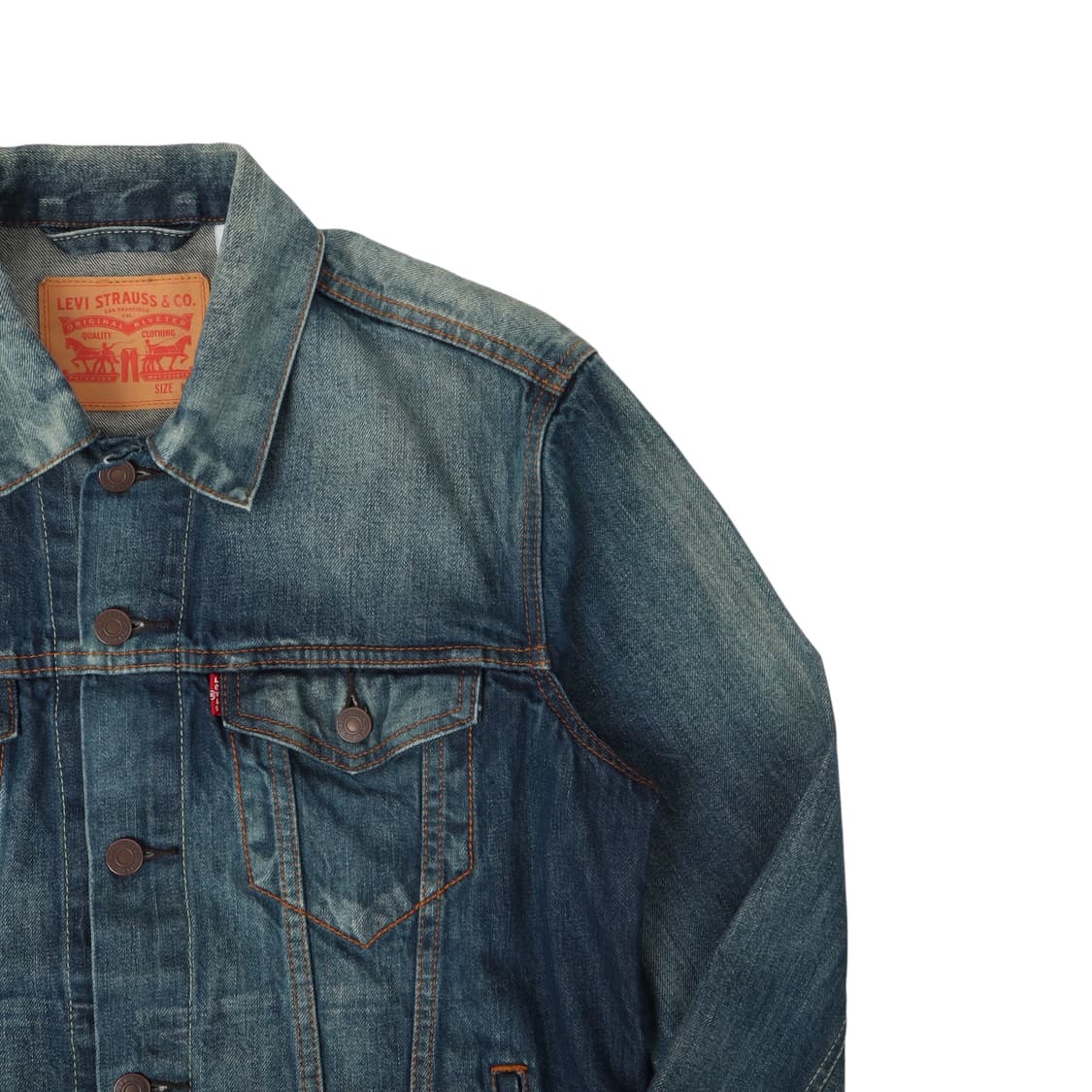 리바이스 워시드 3rd 트러커 데님자켓 상품이미지3