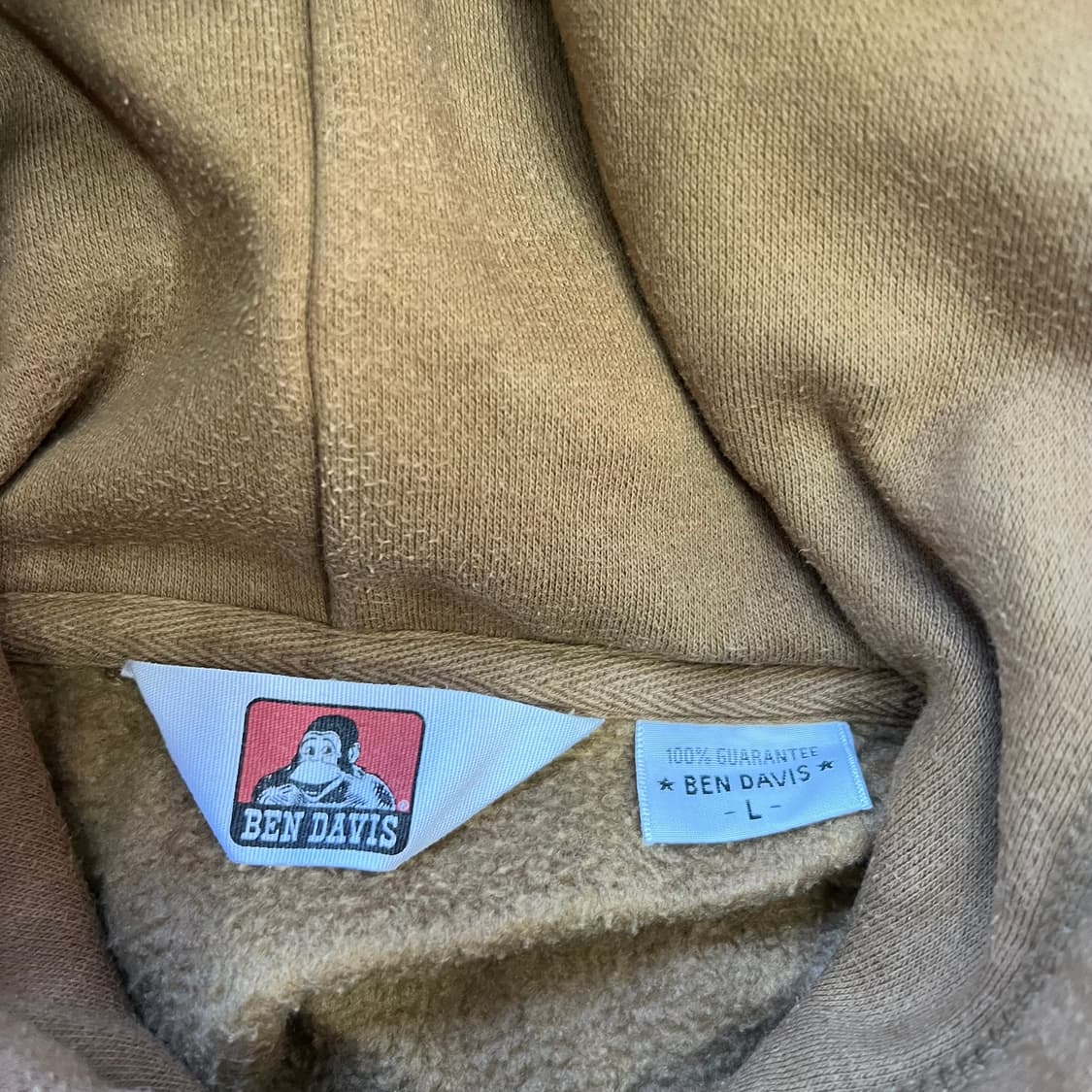 L) 재팬 벤데이비스 기모 후드티  밴데이비스 후드티셔츠 상품이미지4