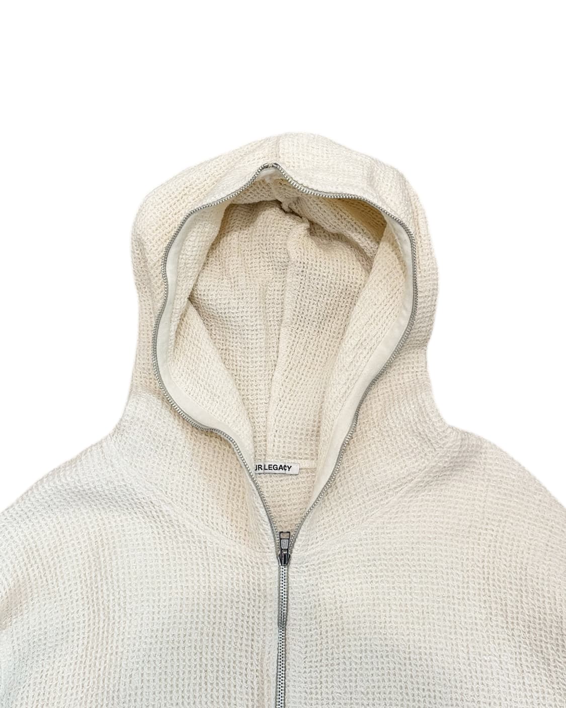 아워레가시 로우 와플 린넨 & 코튼 블렌드 후디 상품이미지7