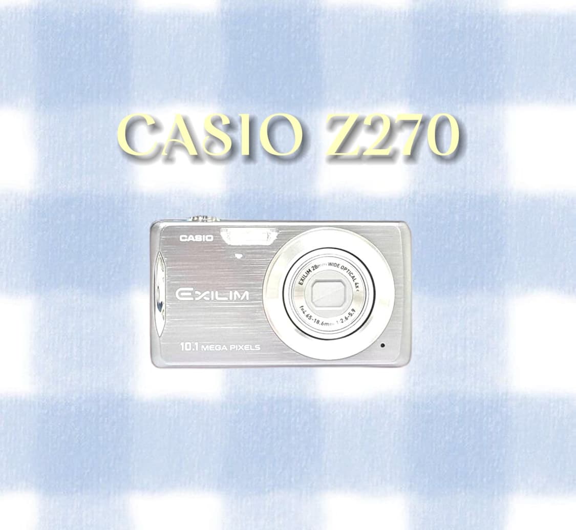 카시오 엑슬림 ex-z270 실버 빈티지디카 상품이미지1