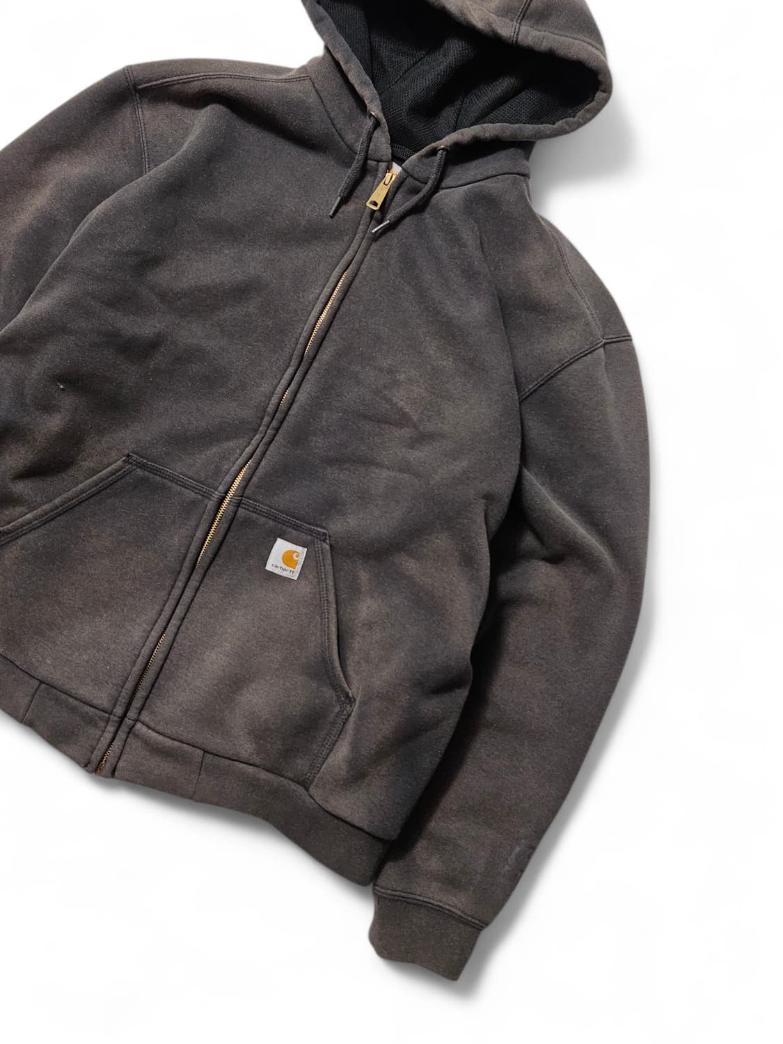 칼하트 하드페이딩 써멀 와플 후드집업 후드 L 상품이미지3