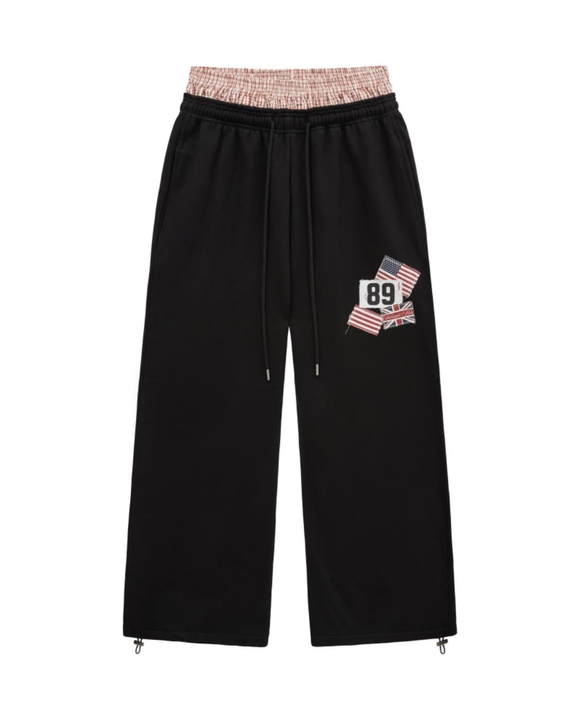 새상품 미드나잇무브 rd check pants 블랙 상품이미지3