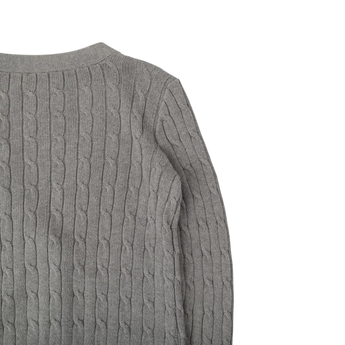 폴로 랄프로렌 그레이 케이블 니트 가디건 상품이미지6