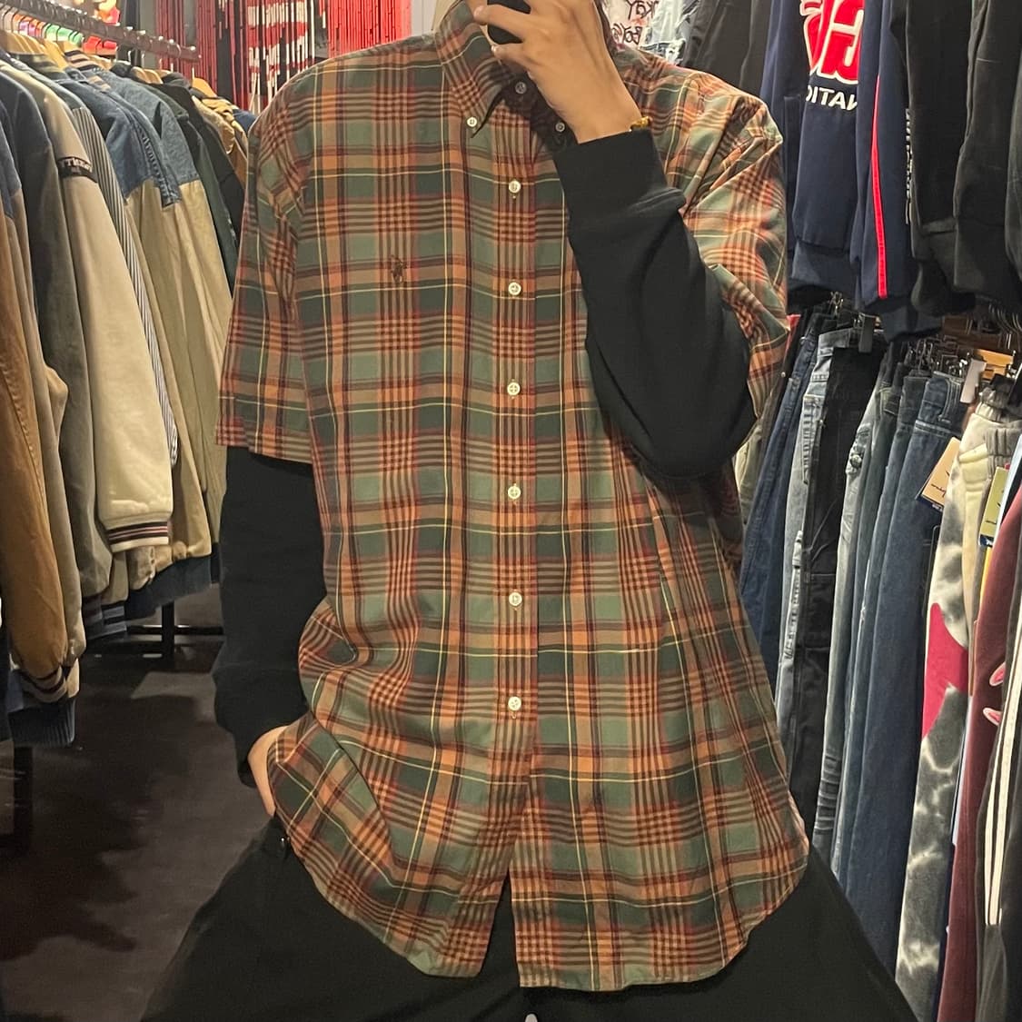 [IM] polo 폴로 체크 반팔셔츠 상품이미지1