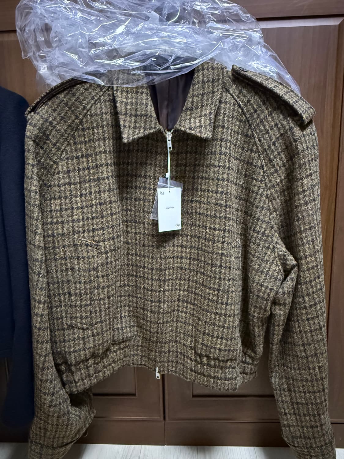 엘무드 바움 울 브라운 자켓 48 새상품 상품이미지4