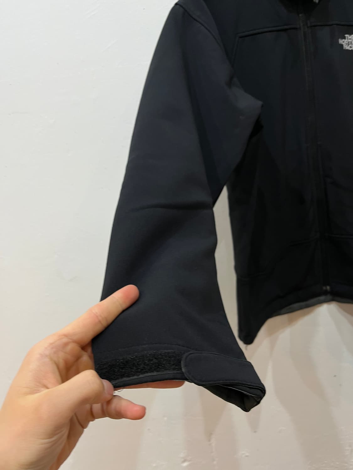 노스페이스 소프트쉘 플리스 자켓 블랙 100 상품이미지2