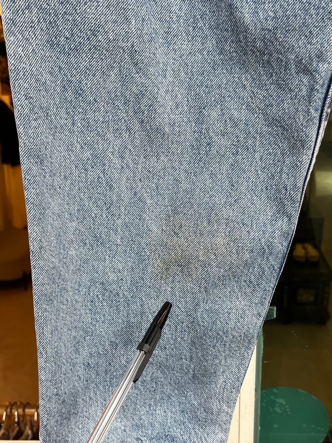 Levis 실버탭 워싱 데님 배기 팬츠 28x32 상품이미지9