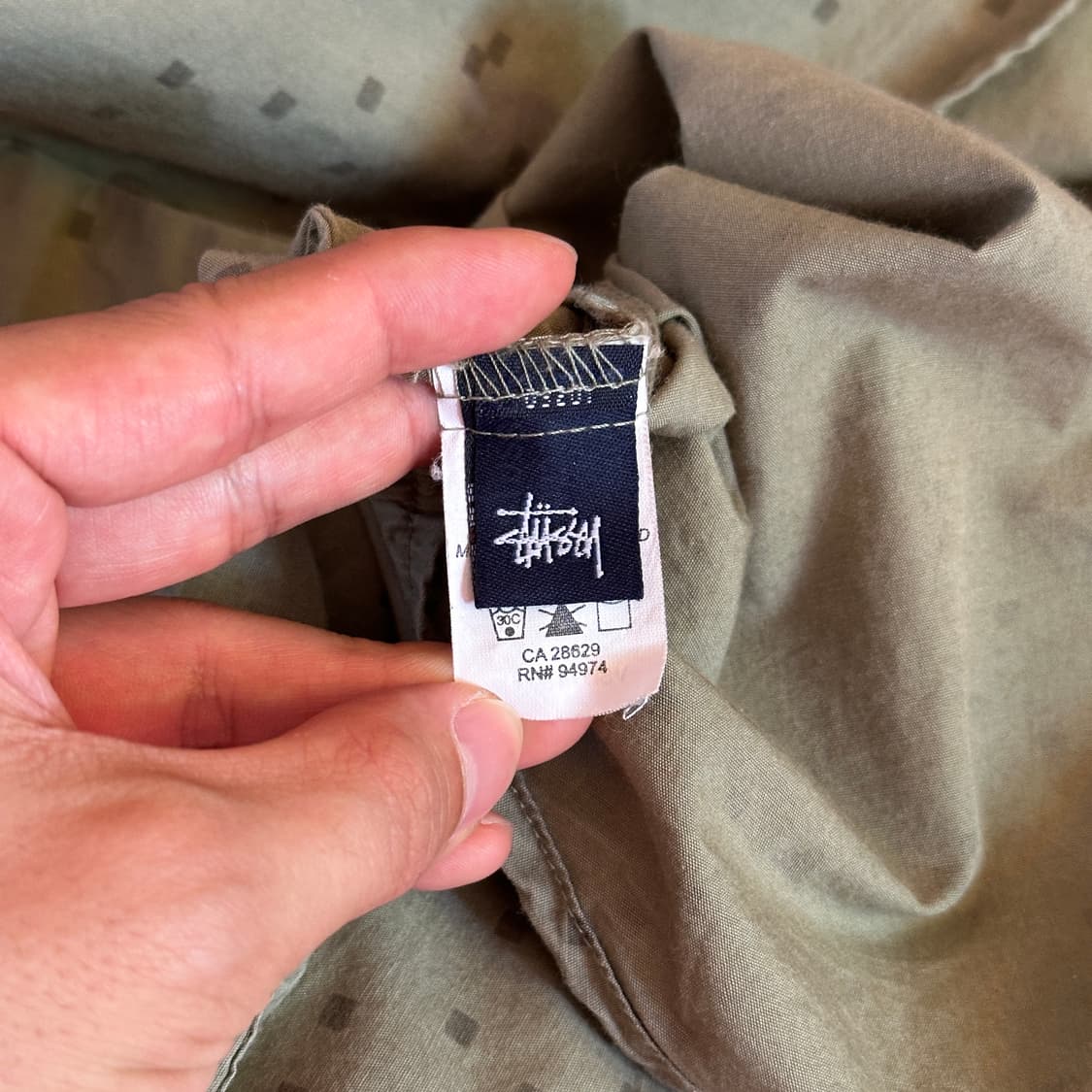 90‘s Stussy usa cotton shirts 상품이미지8