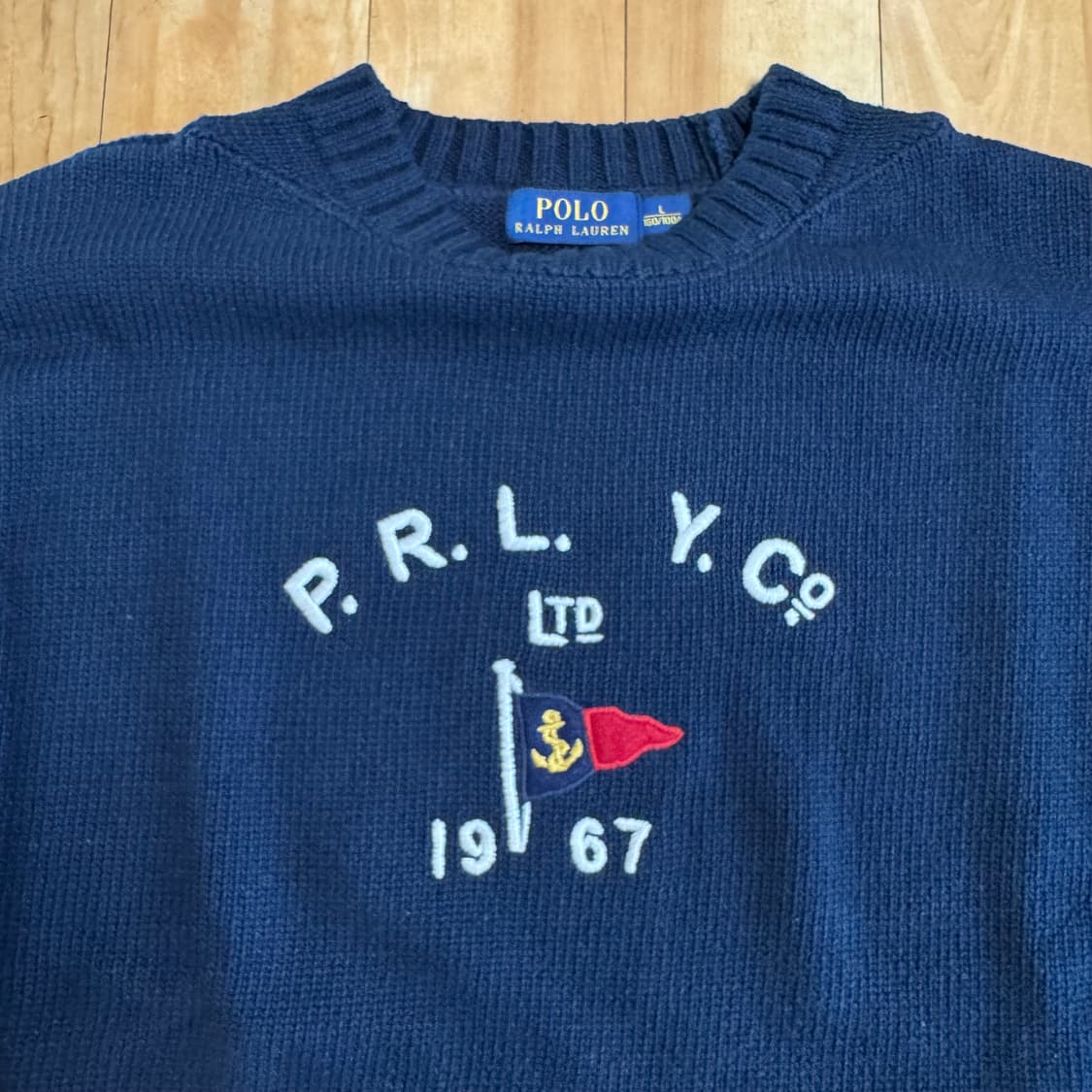 폴로 랄프로렌 남성 니트 네이비 L 상품이미지2