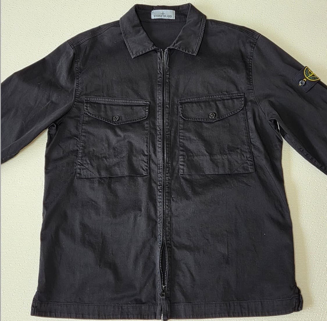 25ss 신형스톤아일랜드 오가닉 스트레치코튼 오버셔츠M 상품이미지1