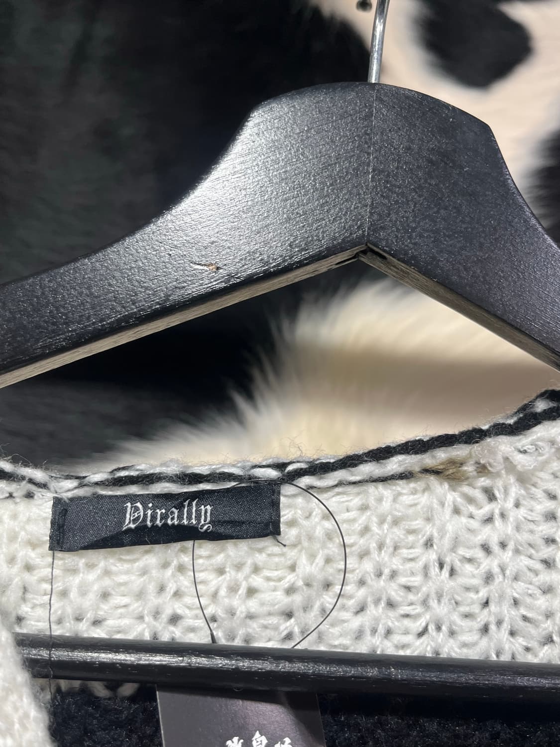 펑크 패치 스트라이프 후드집업 상품이미지4