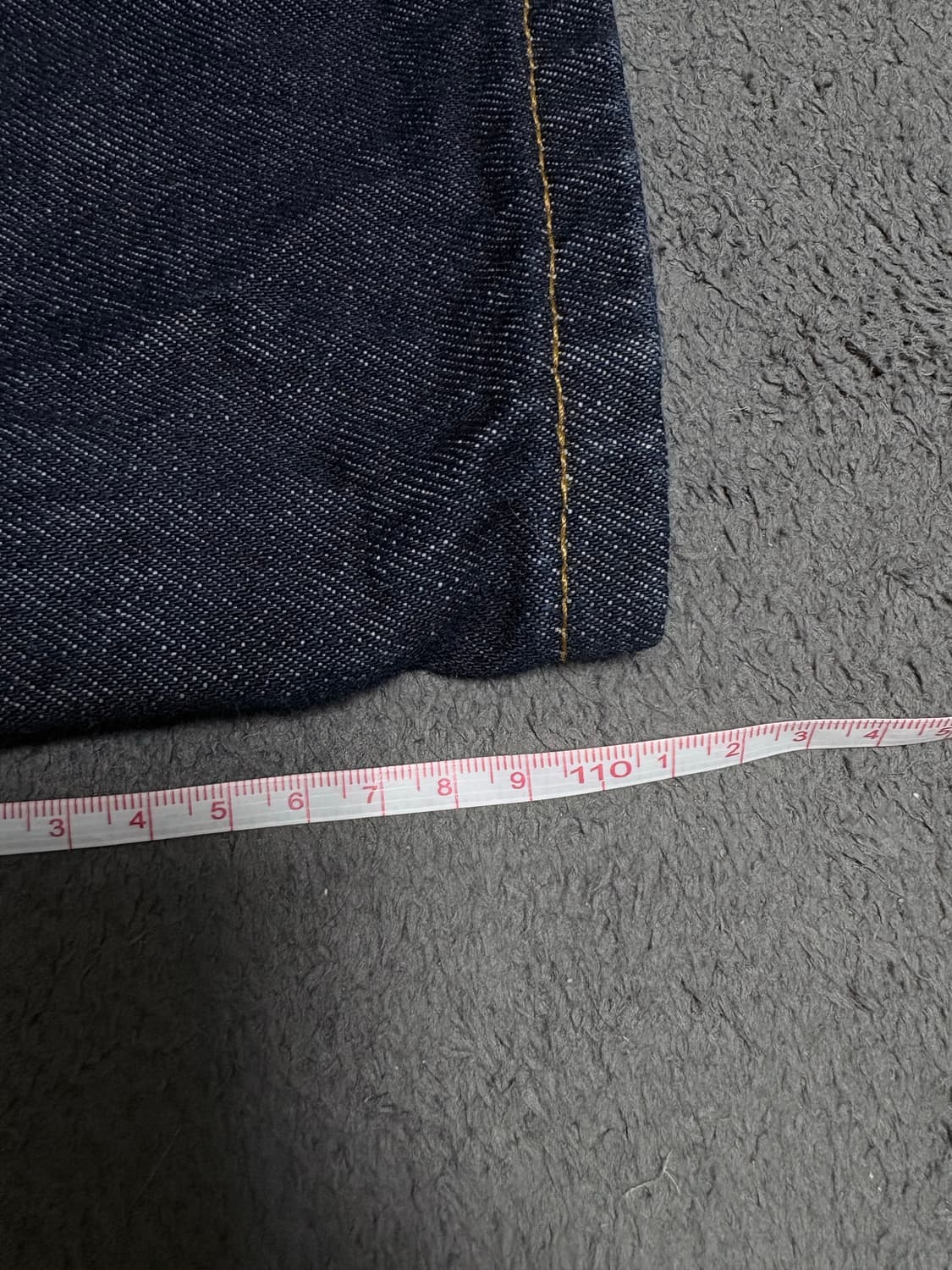 (33x32) 리바이스 517 진청 인디고 생지 데님 상품이미지8