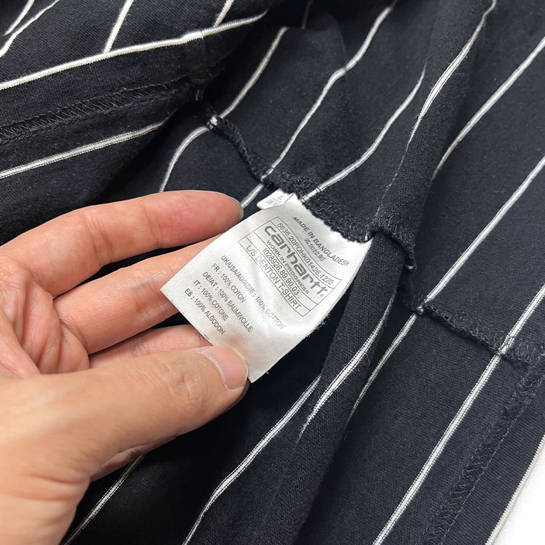 칼하트 스트라이프 긴팔티 상품이미지5