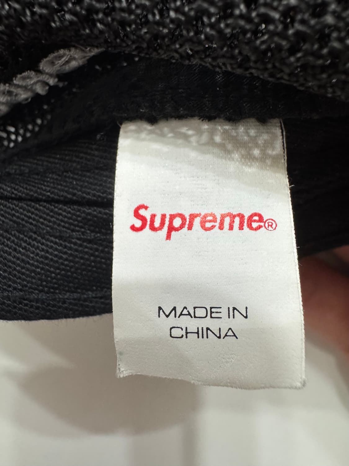 슈프림 메쉬 코듀라 캠프캡 블랙 - 23SS 상품이미지6