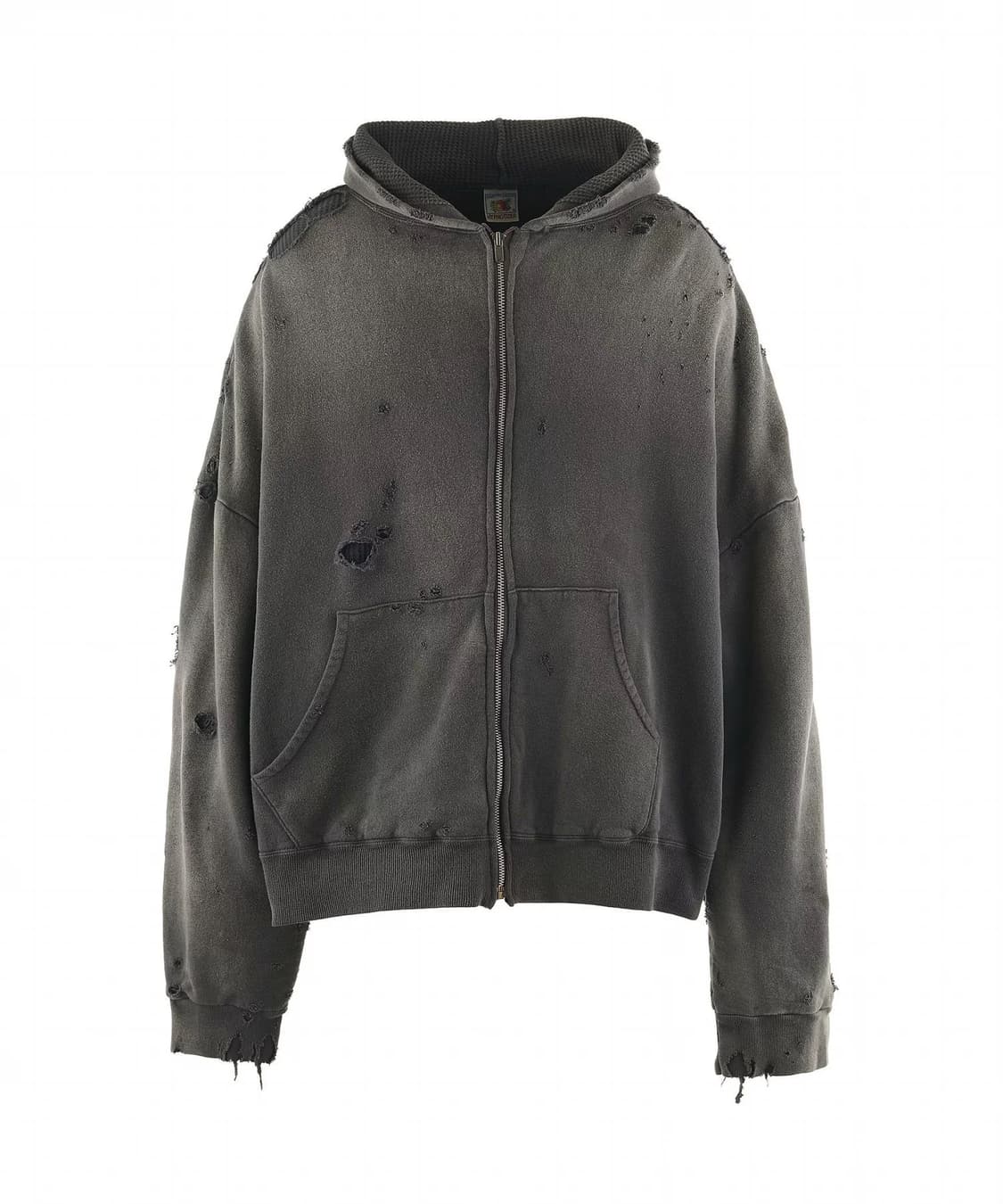 [L] 세인트미카엘 집업 후드 차콜 상품이미지2