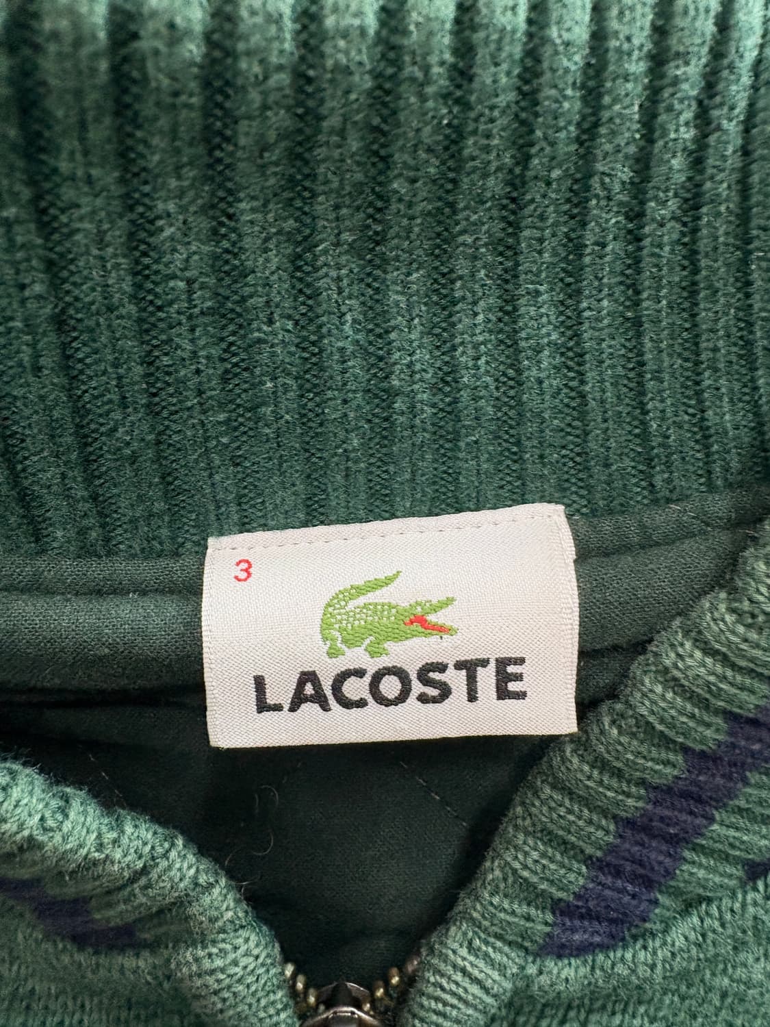 라코스테 아카이브 블루종 니트 집업 4156 상품이미지4