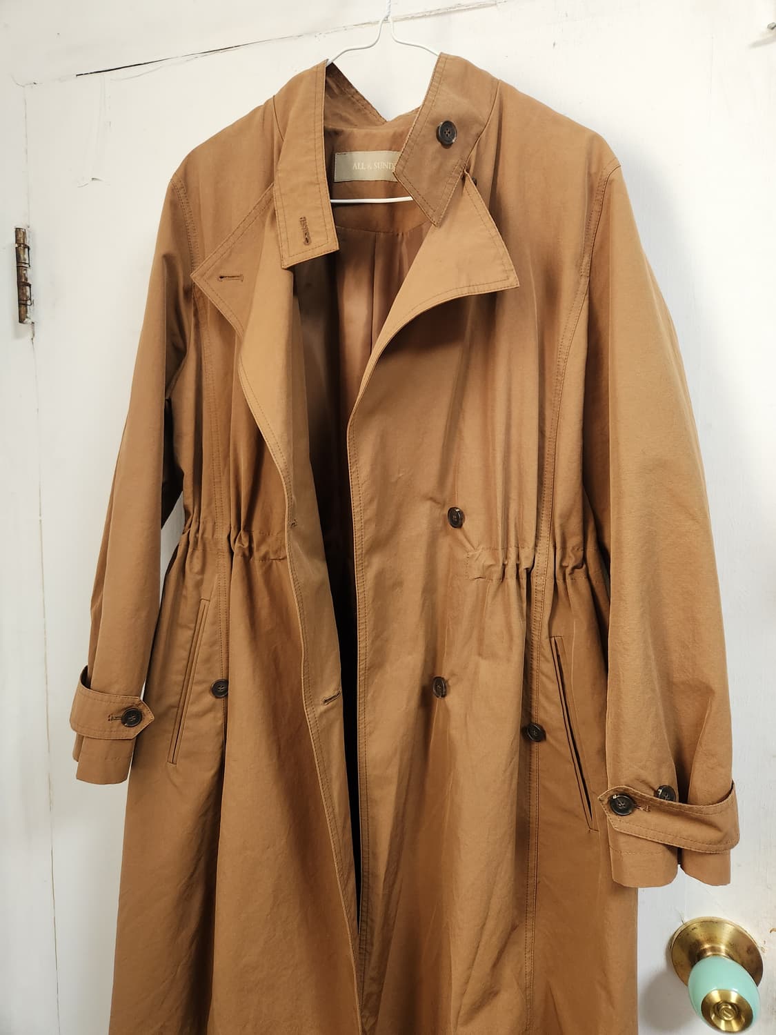 ALL & SUNDRY 브라운  트렌치 코트 66~77 상품이미지7