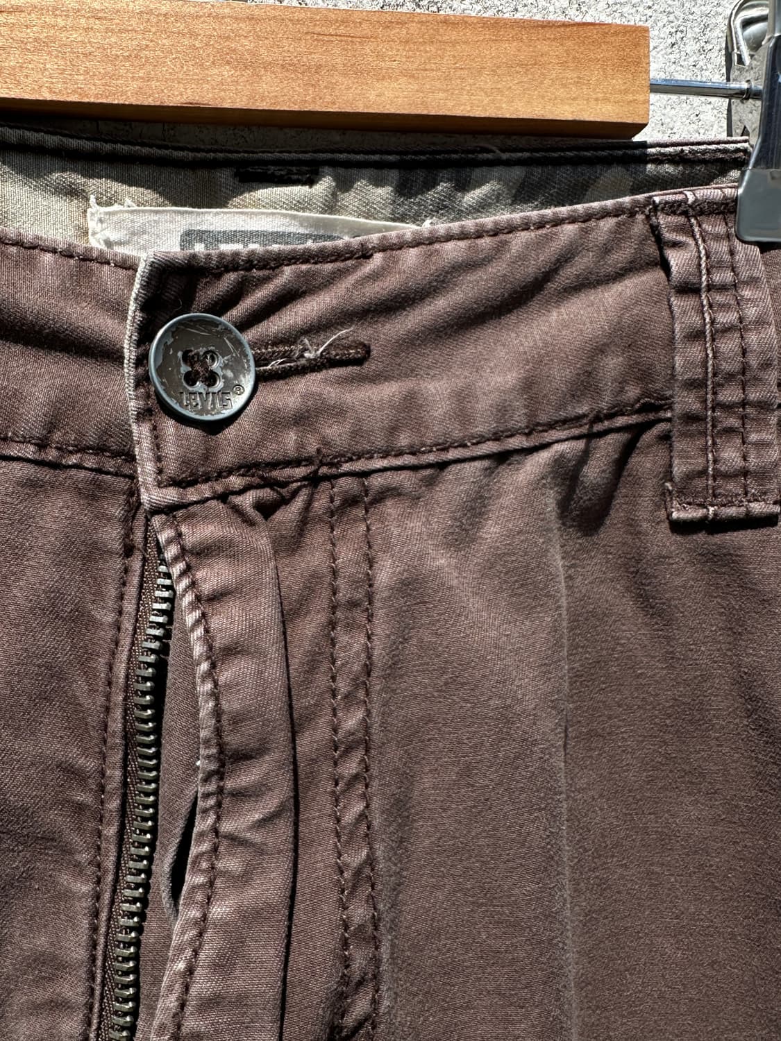 [33] 00s 리바이스 브라운 카고 반바지 상품이미지3