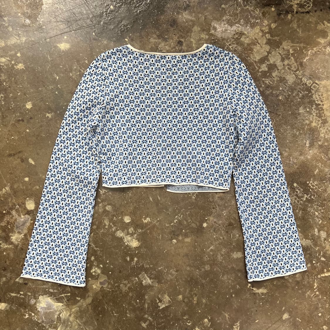 S) ZARA 자라 볼레로 크롭 가디건 상품이미지5