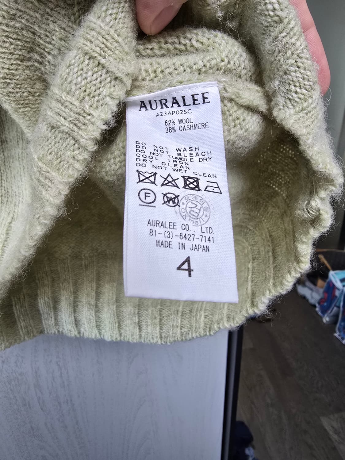 SHETLAND WOOL CASHMERE KNIT 상품이미지4