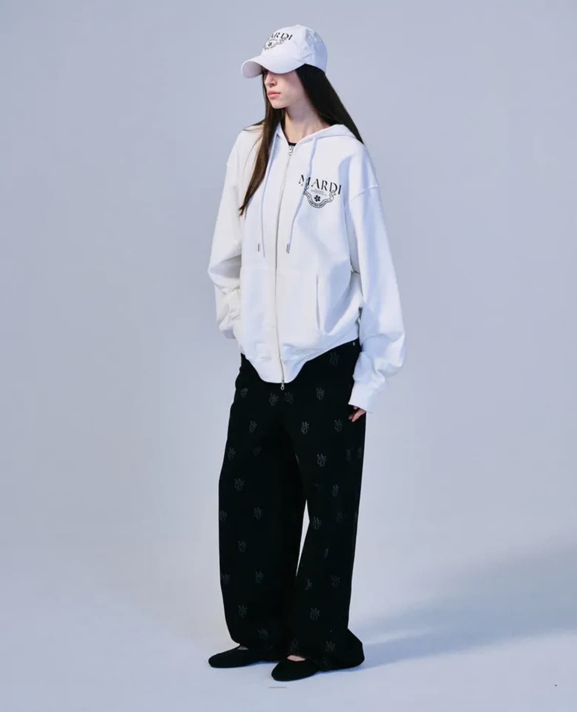 마르디 메르크디 UNISEX HOODY ZIP UP ALUMNI CLAS 상품이미지3