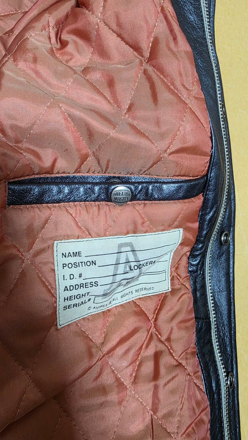00's AVIREX 아비렉스 실버 스케이트 자켓 2XL XXL 상품이미지6