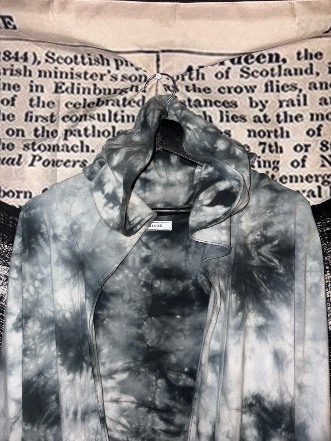 Midas Tie-Dye Longline Hooded Top 상품이미지9