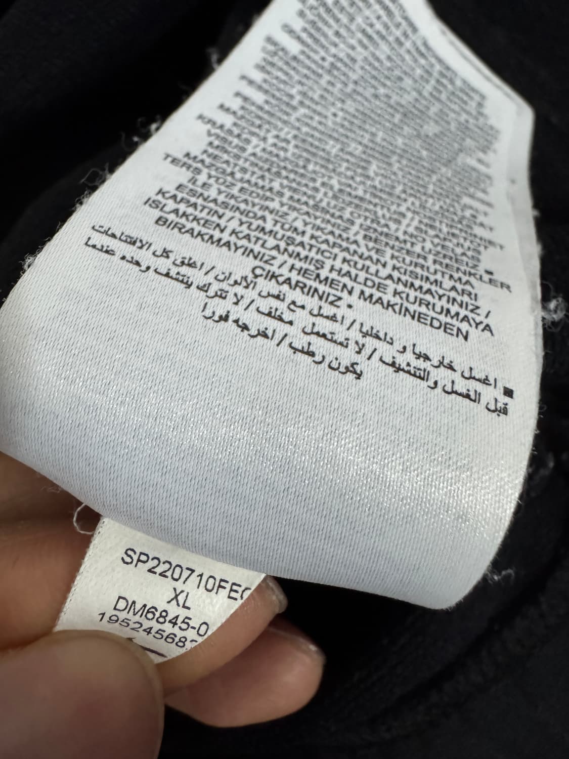 나이키 기능성 트레이닝 반집업 긴팔티 블랙 XL ~ 2XL 상품이미지5