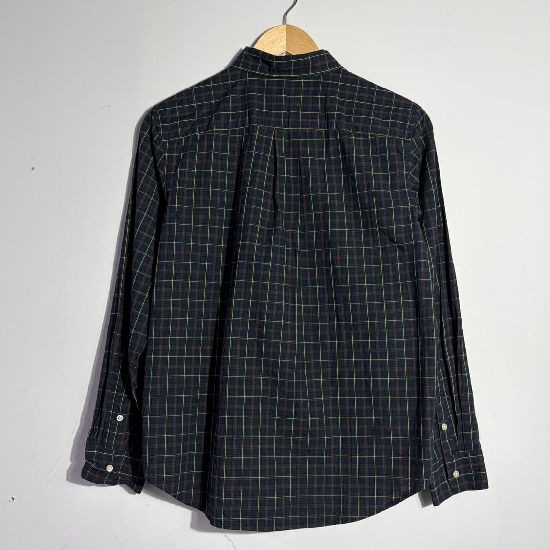 폴로 랄프로렌 빈티지 네이비 체크 셔츠 (무료배송) 상품이미지4