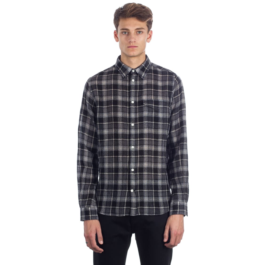 Norse Projects 울 체크 셔츠 M 상품이미지2