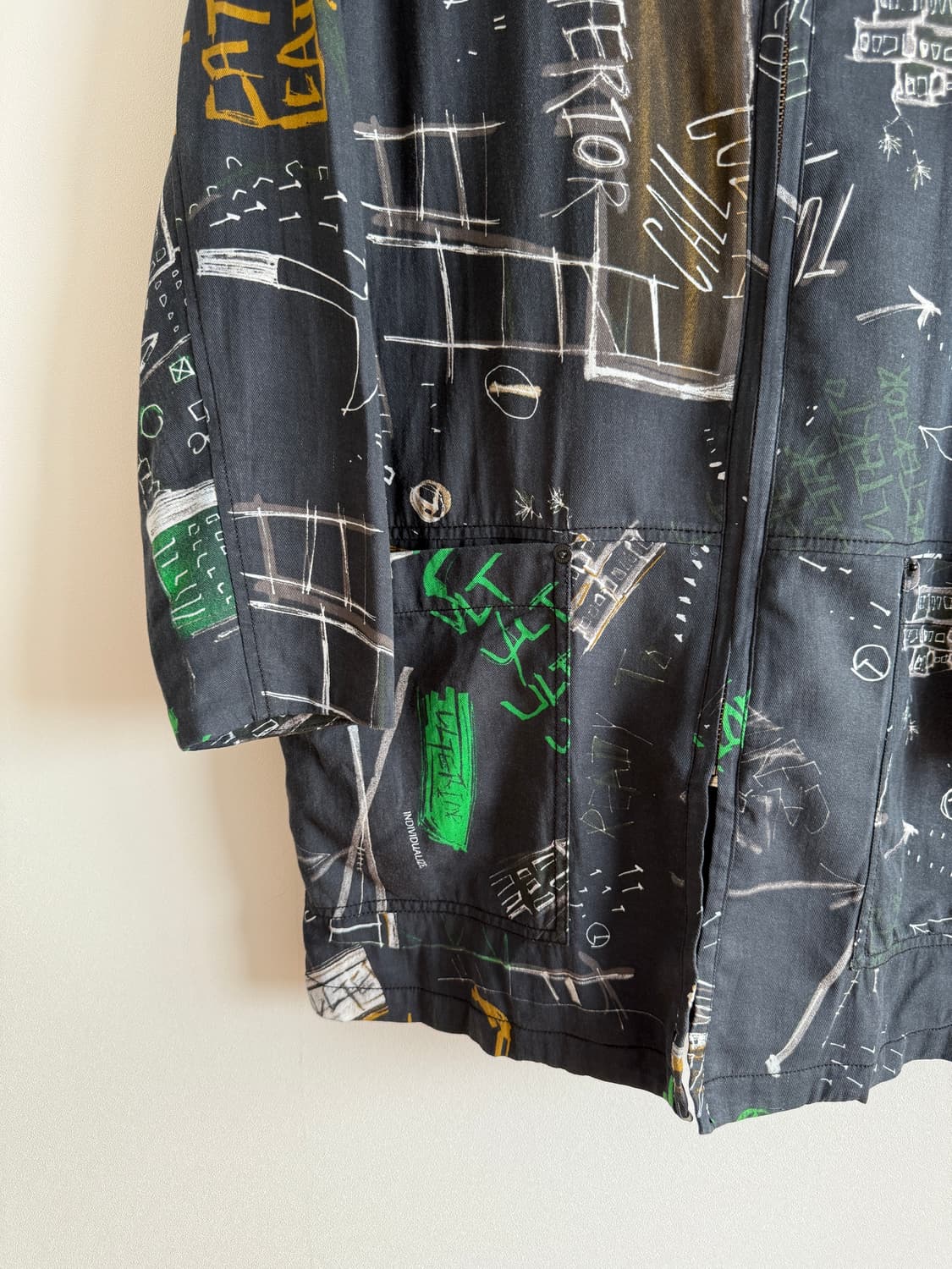 CULTURE CALL 패턴 집업 코트 상품이미지4