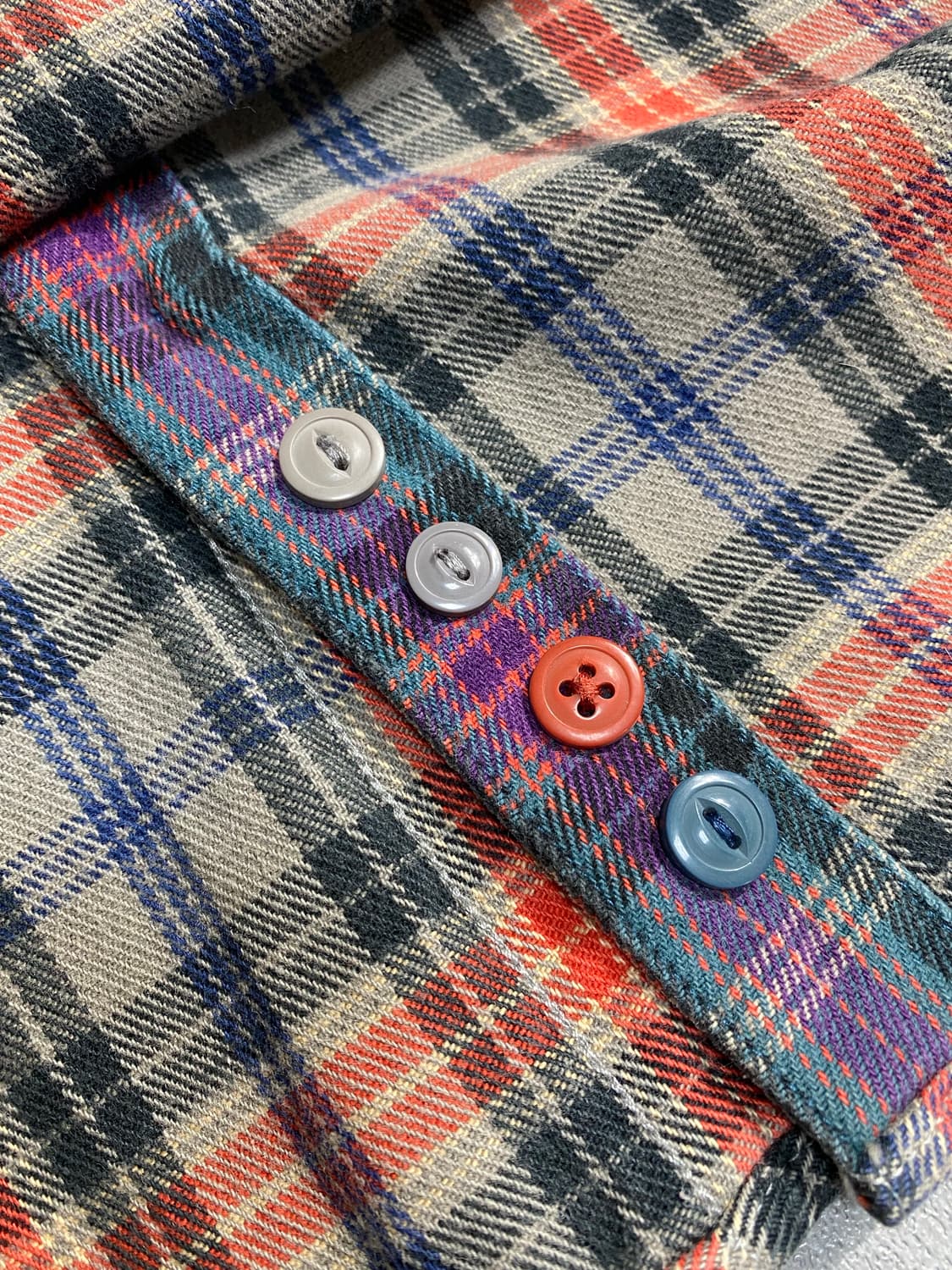 [L] Levi's 501 리바이스 웨스턴 체크셔츠 상품이미지8