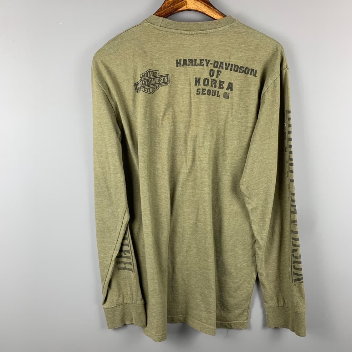 할리데이비슨 빈티지 프린팅 롱슬리브 긴팔티 상품이미지3