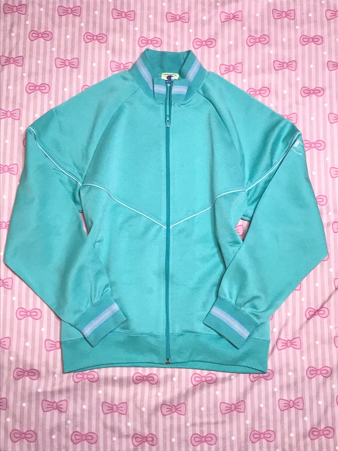 챔피언 민트 트랙 자켓 져지 상품이미지1