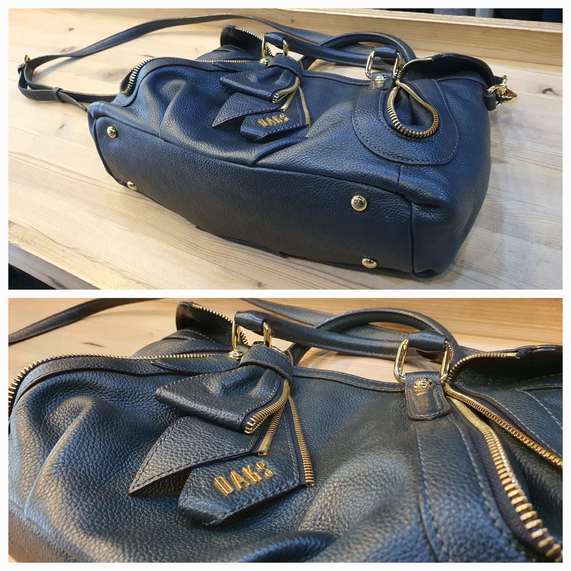 닥스 리본 레더 크로스백 상품이미지5