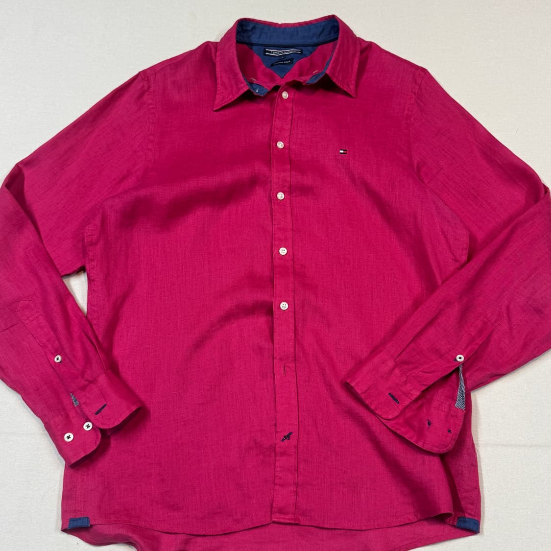 L) 타미힐피거 프리미엄 린넨 셔츠 상품이미지2