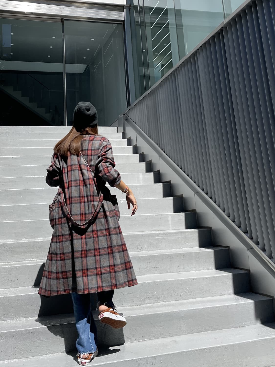 넘버 프로젝트 타탄체크 로브 상품이미지6