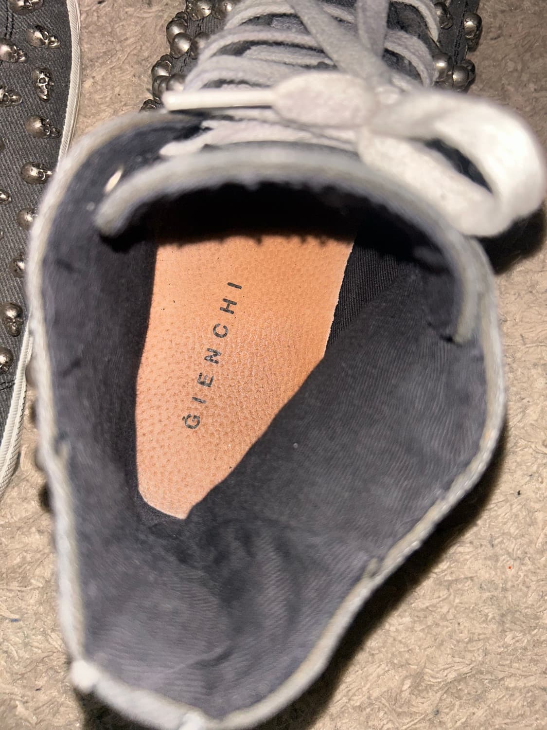 (Rare) Gienchi skull stud high top 상품이미지5