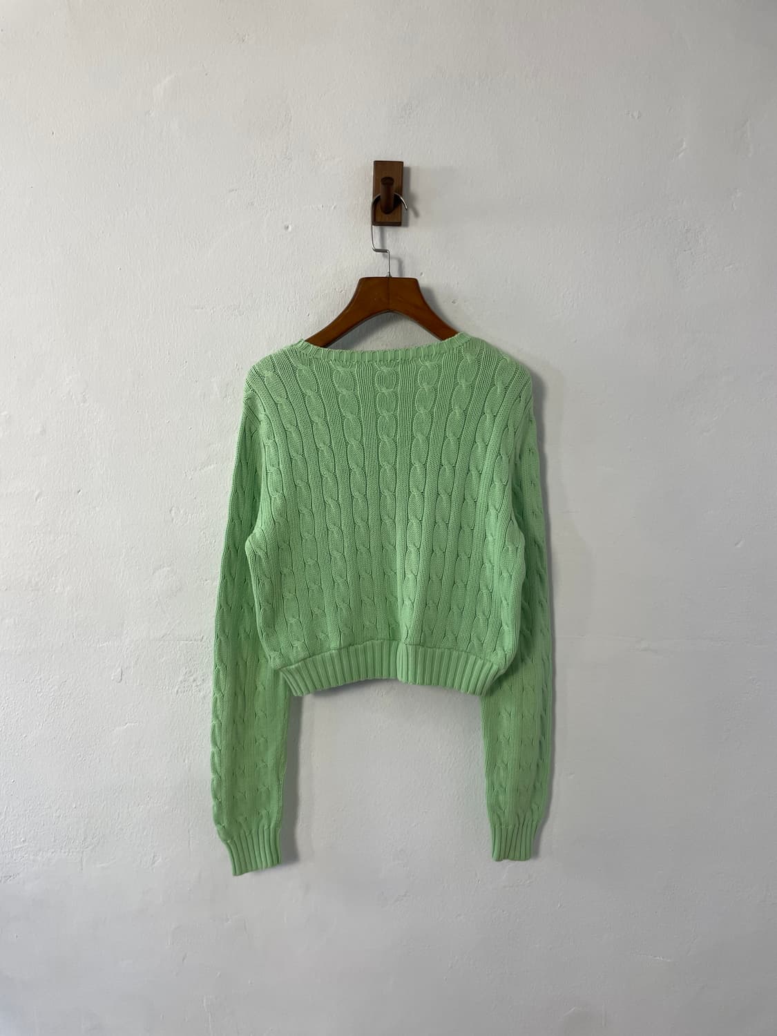 폴로 랄프로렌 케이블 크롭 니트  상품이미지8