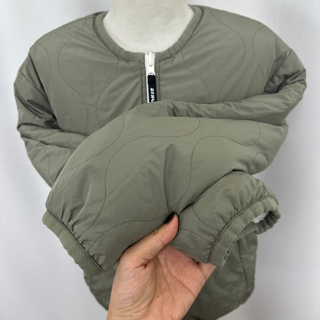 다이나핏 여자 양면 털집업 패딩자켓 2XS (80) 상품이미지7