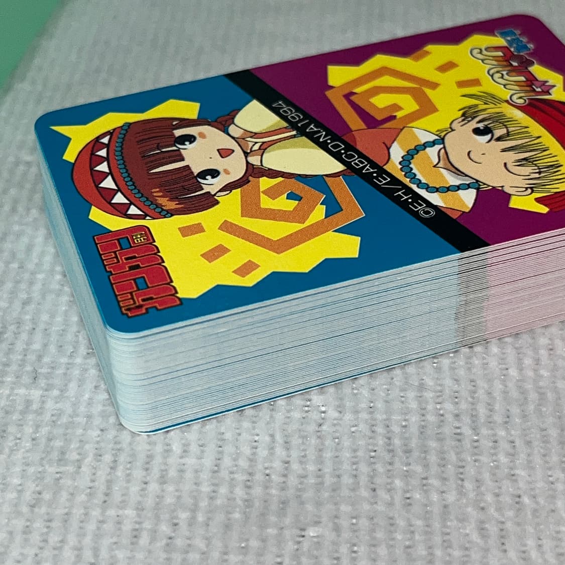 초희귀 레트로 빈티지) 마법진 구루구루 용사님 미니 플레잉카드 트럼프카드 상품이미지2