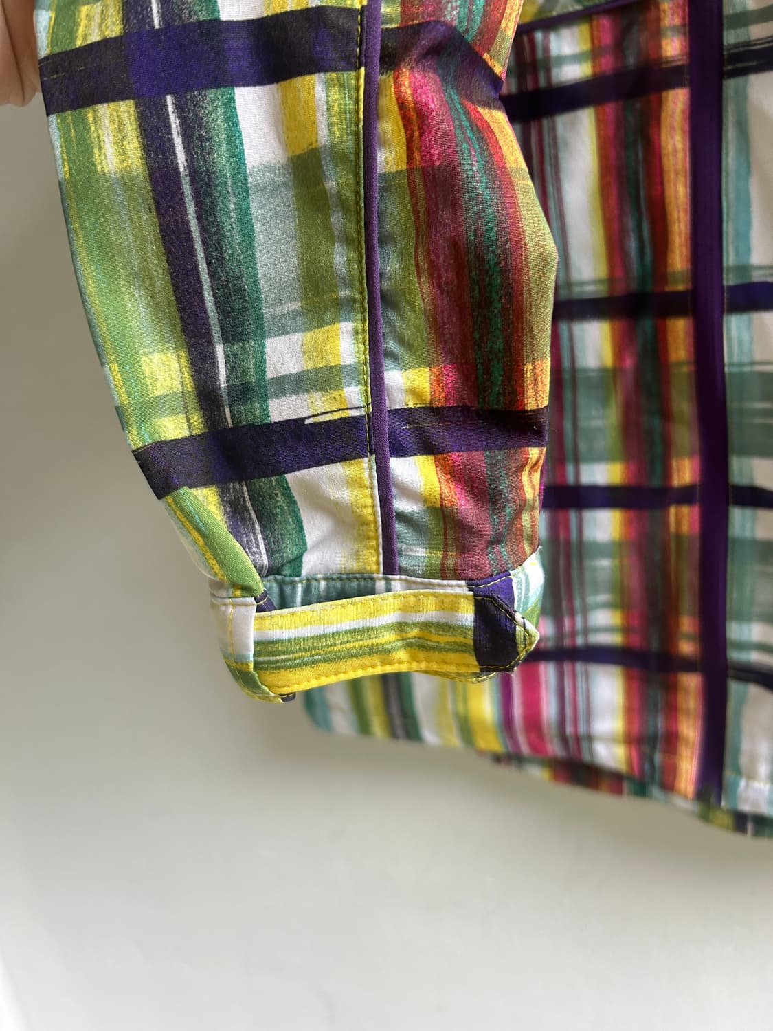 체크 바람막이  상품이미지4