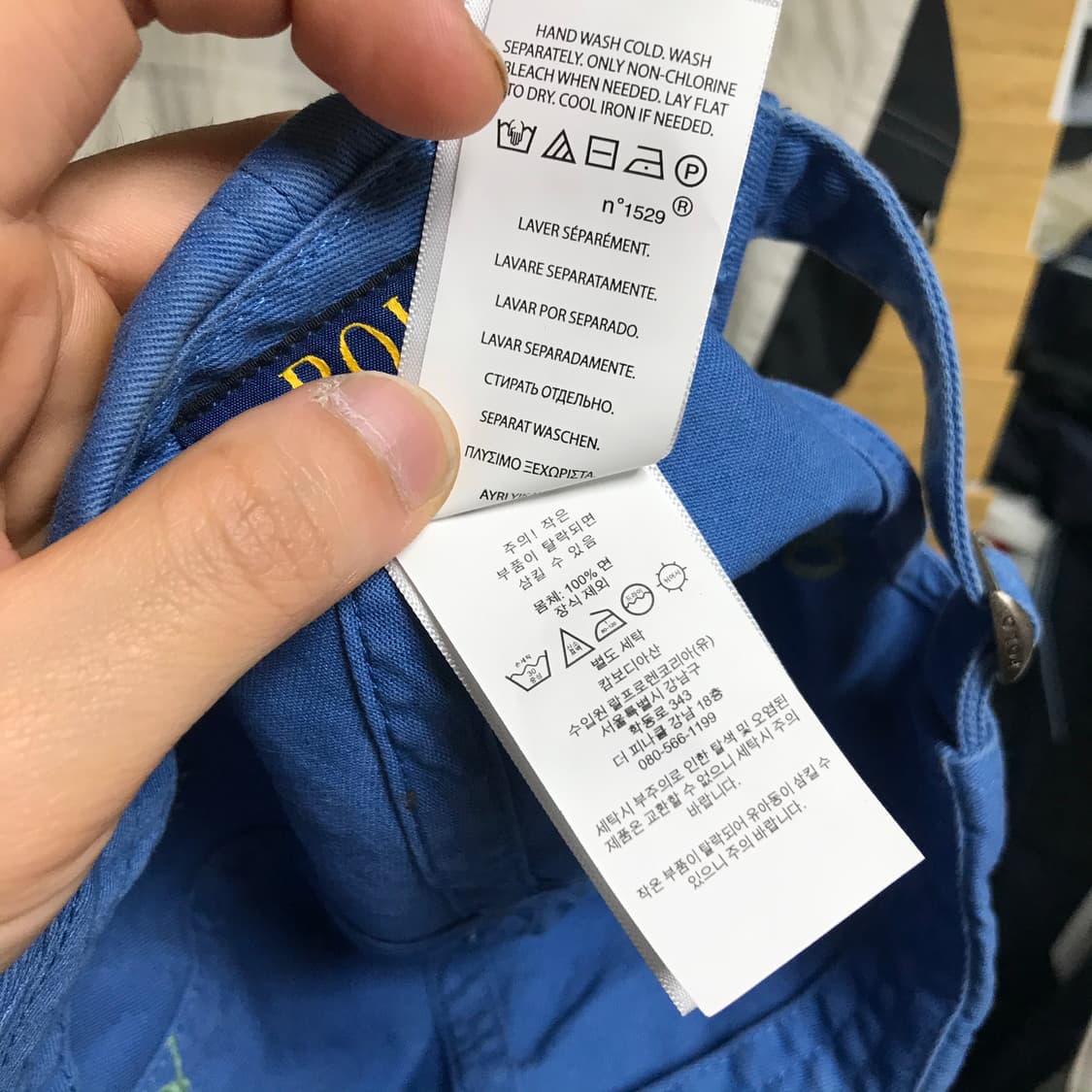 폴로 큐알 볼캡 상품이미지5