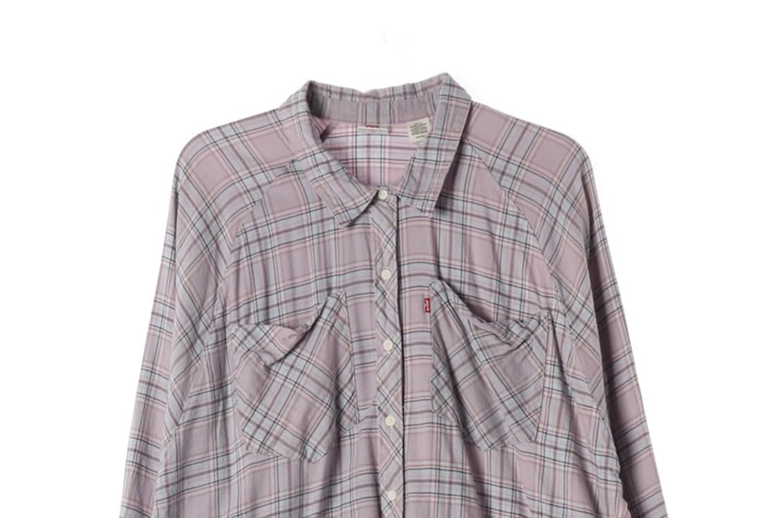 리바이스 핑크톤 타탄 체크 투포켓 셔츠 2X 상품이미지3